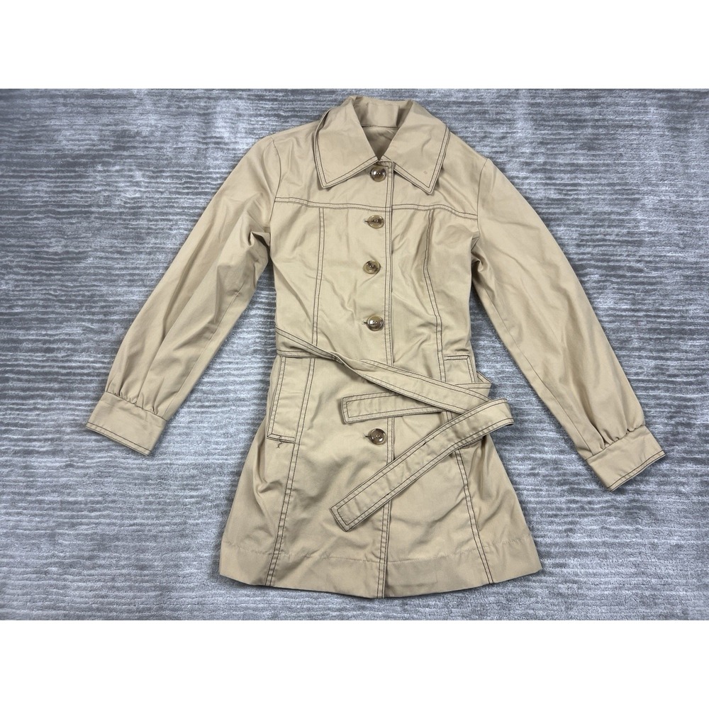 Vintage Lane Bryant Jacket Womens Small Beige Tall Shop Button Front Korea